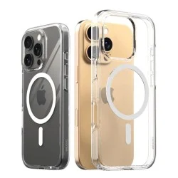 Cover Iphone 16 Pro Duple Magsafe Case Araree - Clear